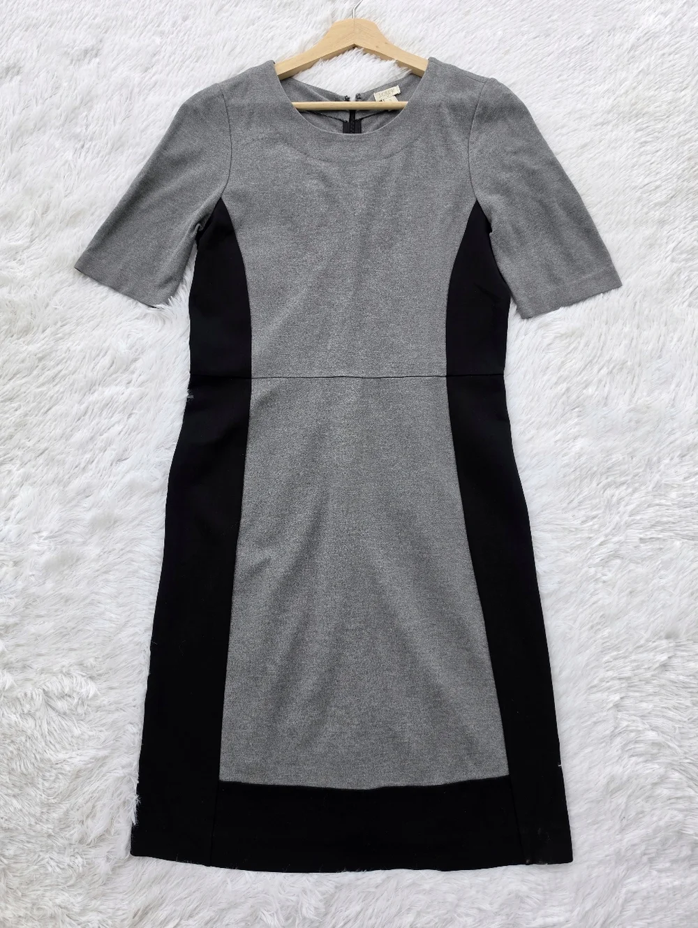 J. Crew Ponte Knit Colorblock‎ Sheath Dress